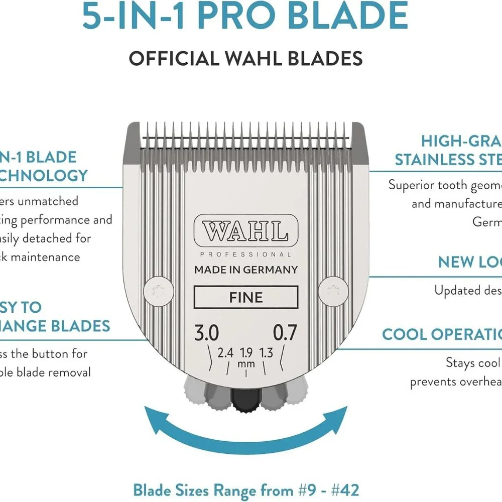 WAHL 2179-301 Professional Animal 5-in-1 Adjustable Blade NEW
